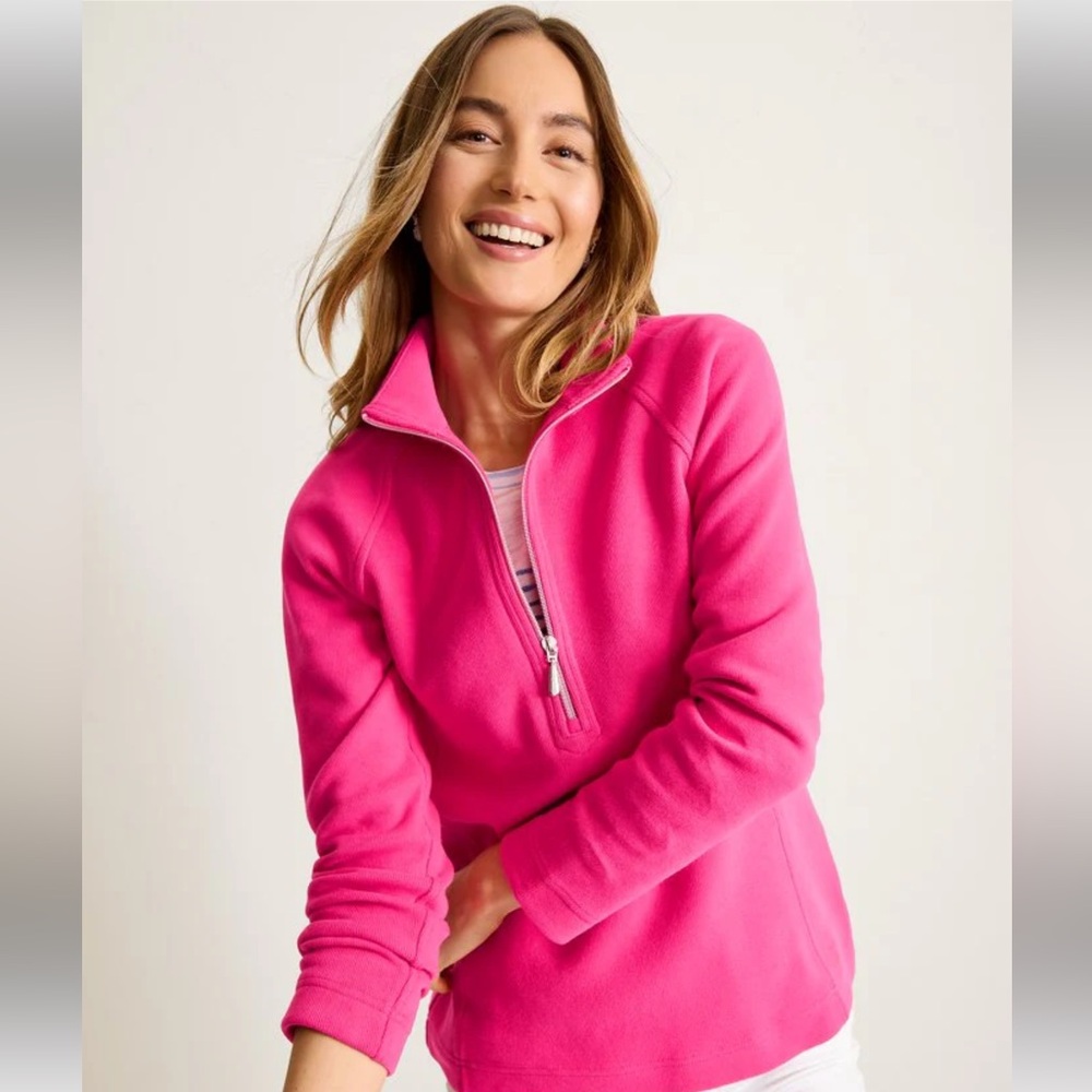 Tommy Bahama Aruba Half-Zip Bright Blush